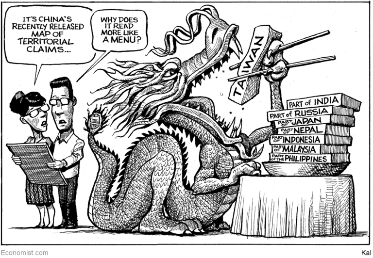 KAL’s cartoon: The Impact of Economic Indicators on the Taiwan Conflict