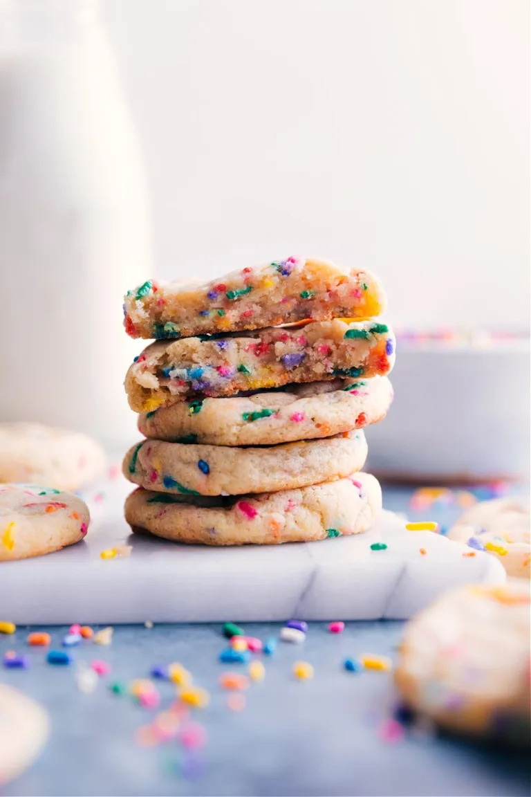 Soft and Chewy Funfetti Cookies