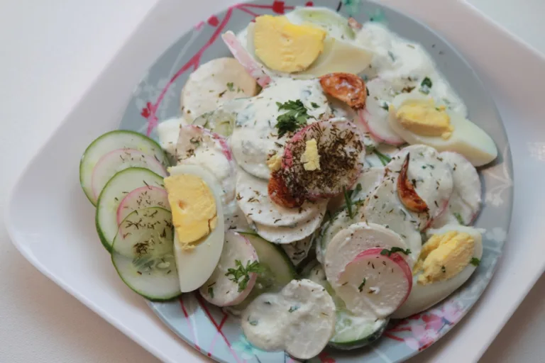 Healthy and Delicious Russian Radish Cucumber Salad