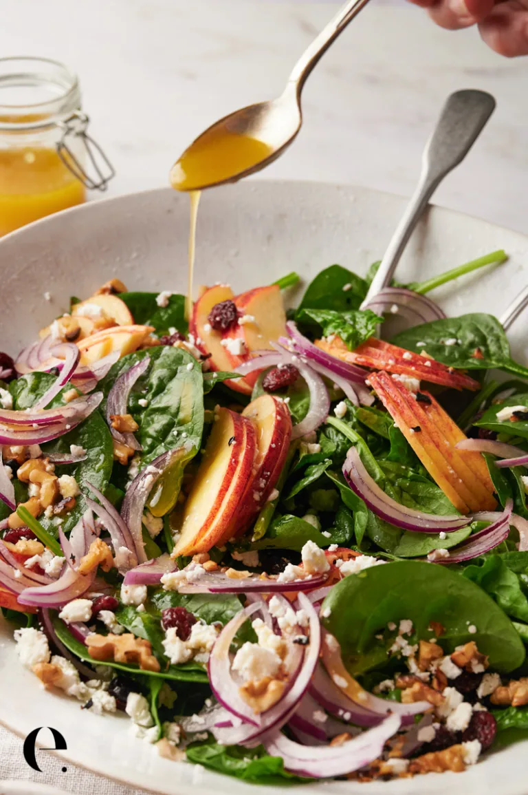 Delicious and Healthy Apple Spinach Salad Recipe