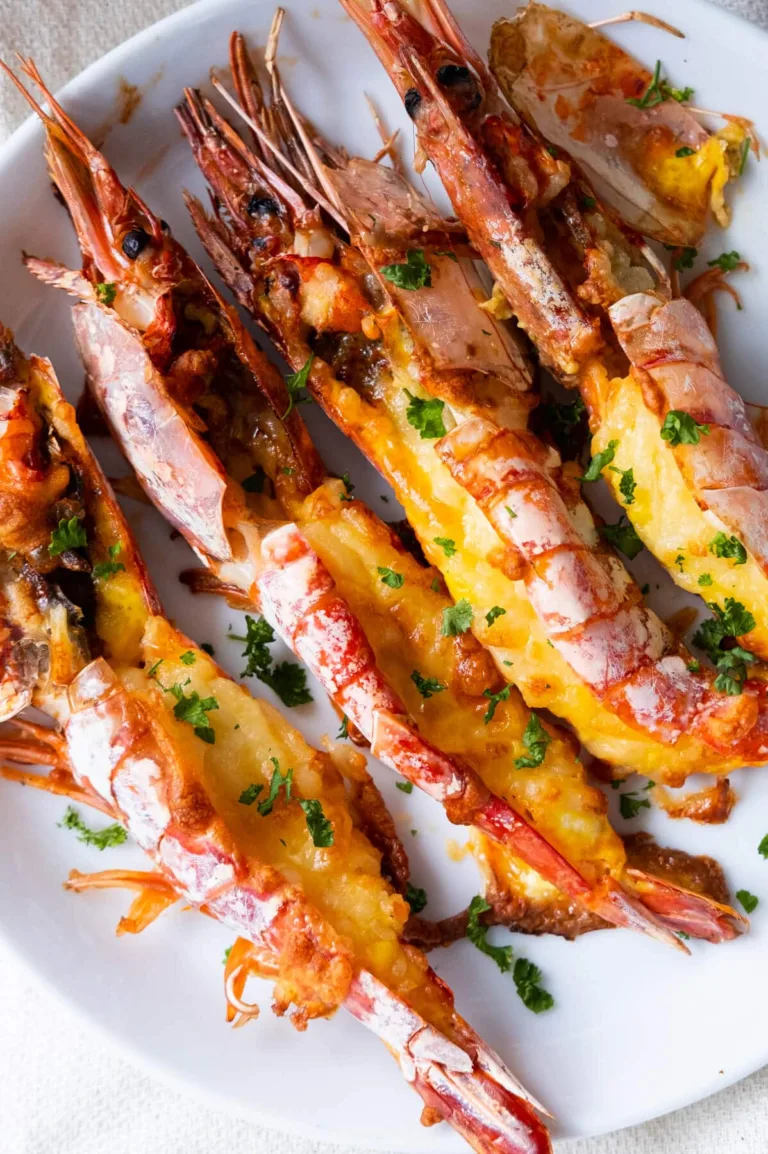 Delicious Grilled Cheese Prawn Recipe