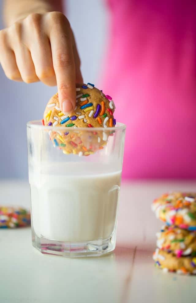 Healthy Funfetti Protein Cookies