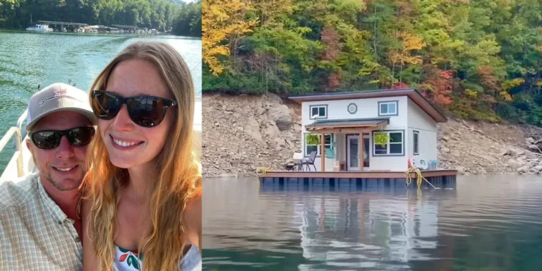 Lakeside Living: The Tranquil Life of a Couple in Their Floating Tiny House