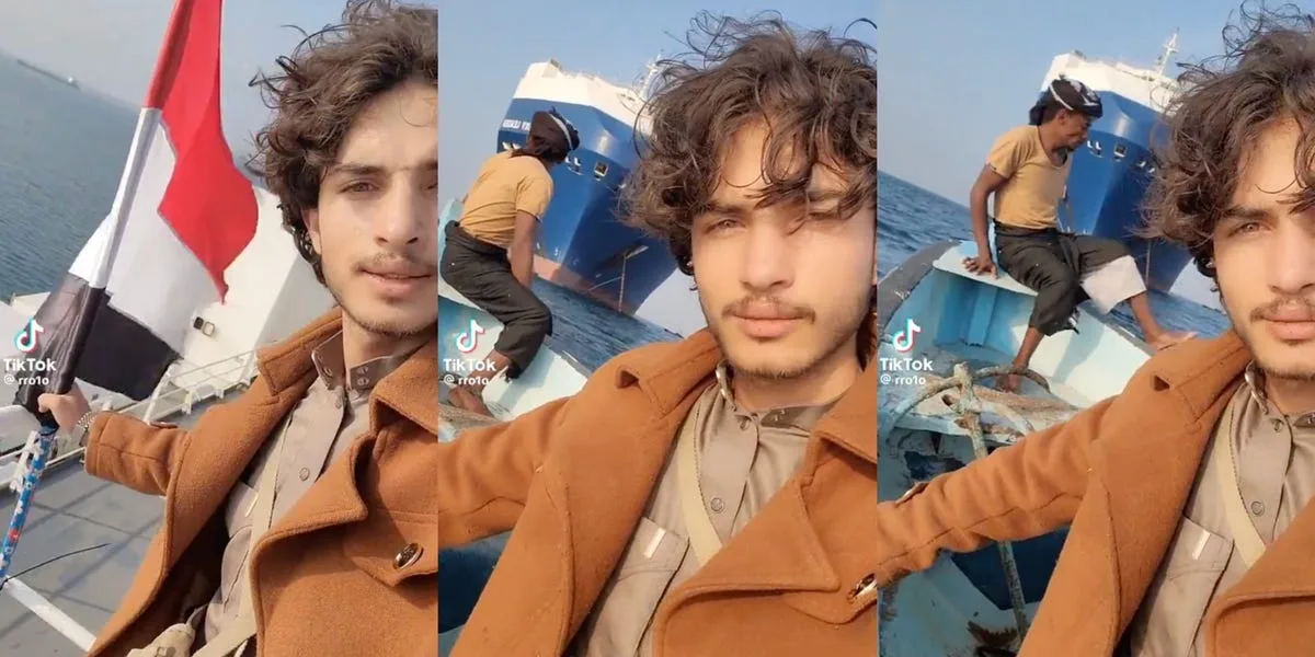 'Timhouthi Chalamet': The TikTok Star Touring a Captured Ship in the Red Sea